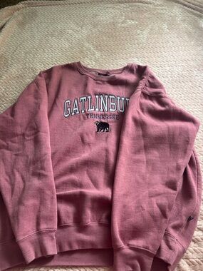Gatlinburg Tennessee Pink Crewneck Sweatshirt